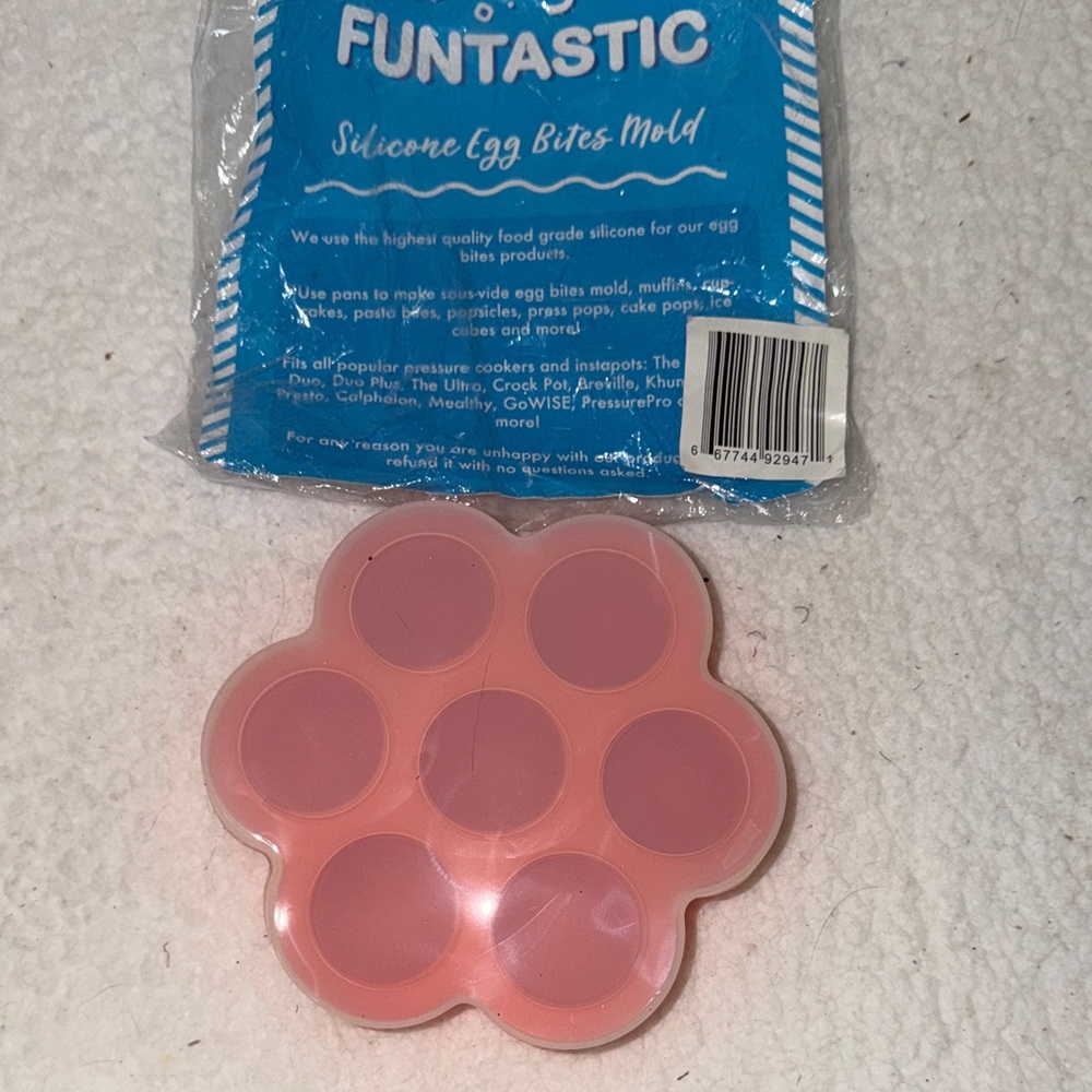 Funtastic Silicone Egg Bites Mold in Orange